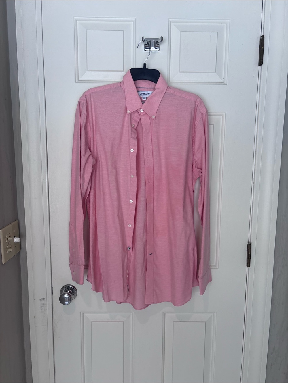 Crown & Ivy Slim Fit Button Down Shirt Men's